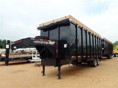 Texas pride dump trailer - 30k lb GVWR Gooseneck Dump Trailer - Texas Pride Trailers. All Trailers > Dump > 30k lb GVWR Gooseneck Dump Trailer. G.V.W.R.: 30,000 lbs. Empty Trailer …